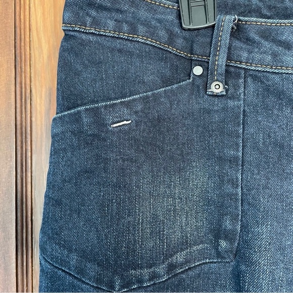 Riders By Lee Women’s Blue Denim Distressed Mid Rise Bootcut Jeans Size 13/14L - Picture 5 of 10